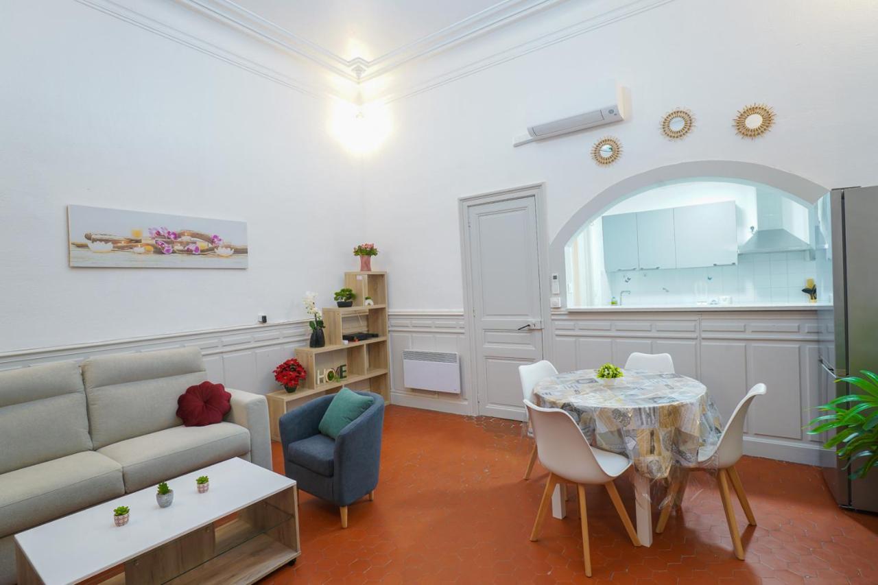 Appartement Du Forum,La Gare, 50 M2 , Climatisation, Garage, Cour Narbonne Exterior photo