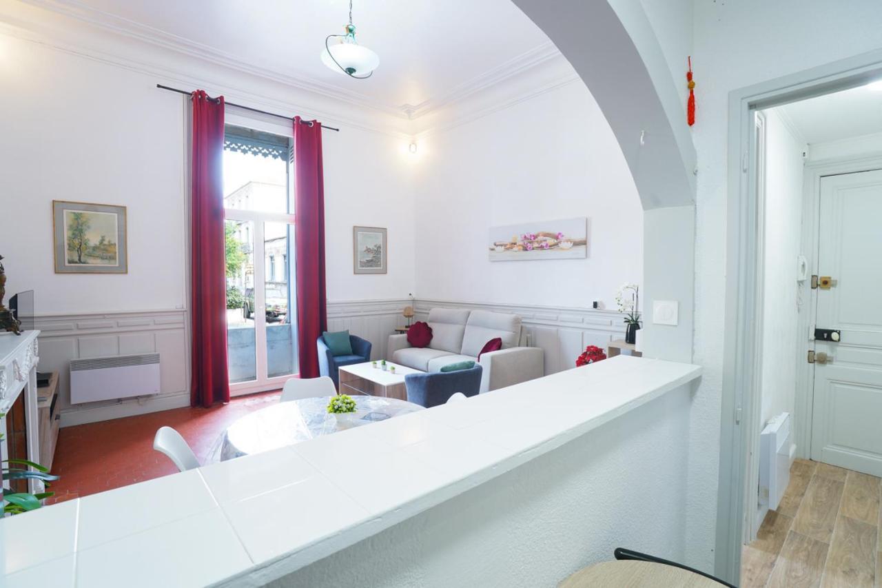 Appartement Du Forum,La Gare, 50 M2 , Climatisation, Garage, Cour Narbonne Exterior photo
