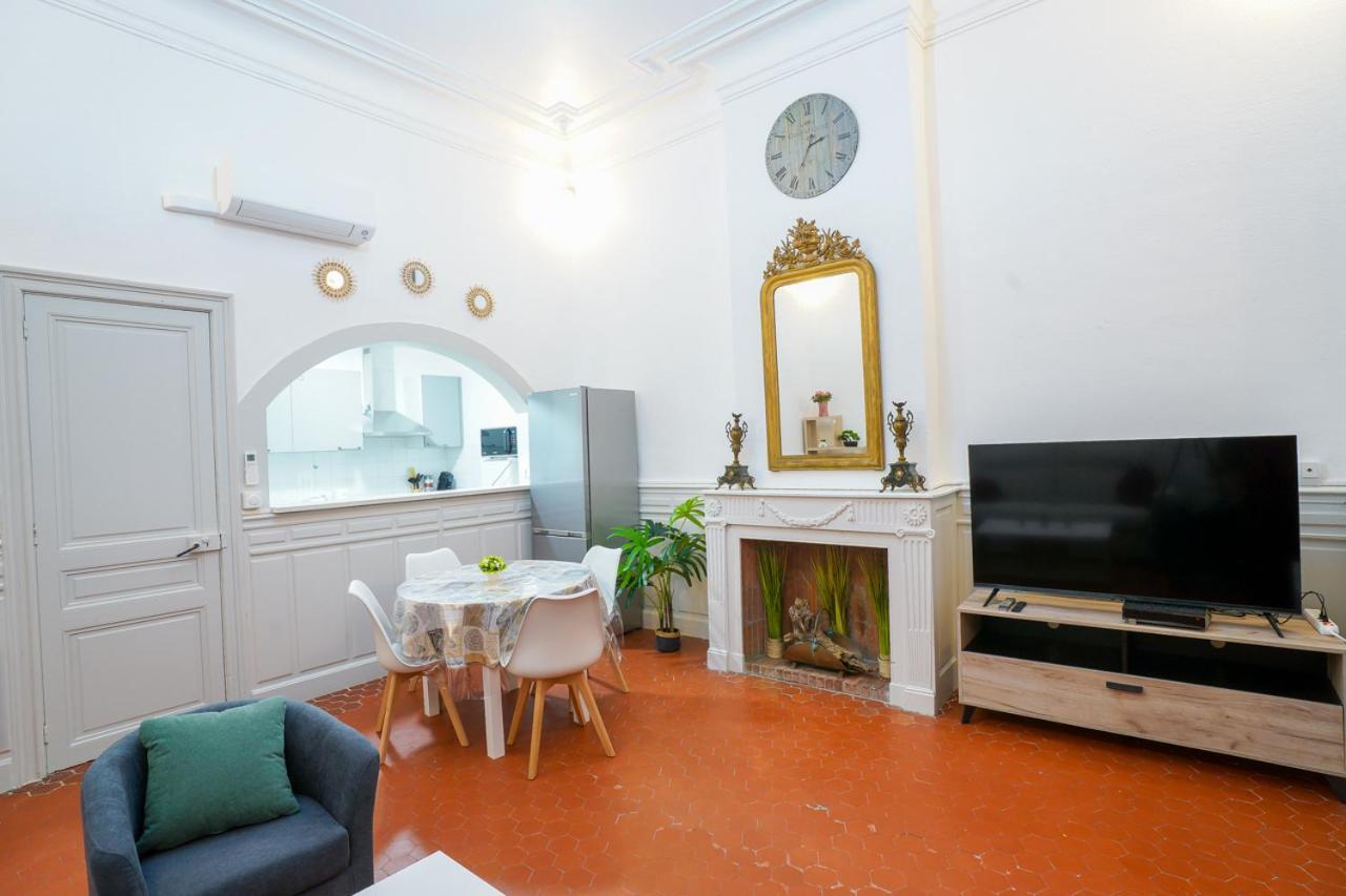 Appartement Du Forum,La Gare, 50 M2 , Climatisation, Garage, Cour Narbonne Exterior photo